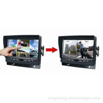 7\" split CCTV monitor with full touch screen like Ipad and 4 ch AV in